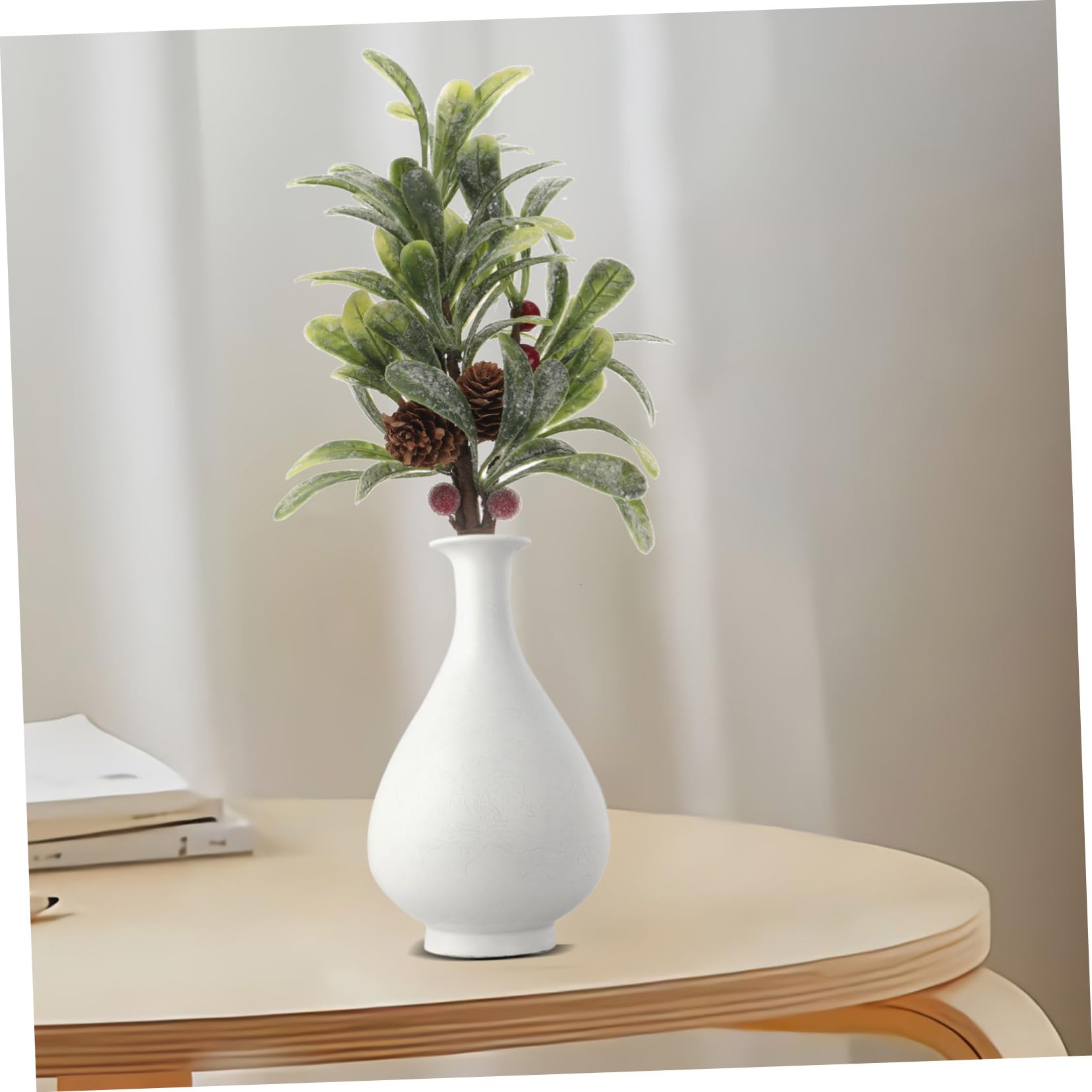 5 Stücke Künstliche Stem Weihnachten Decor Tür Swag Realistische Weihnachten Zweig