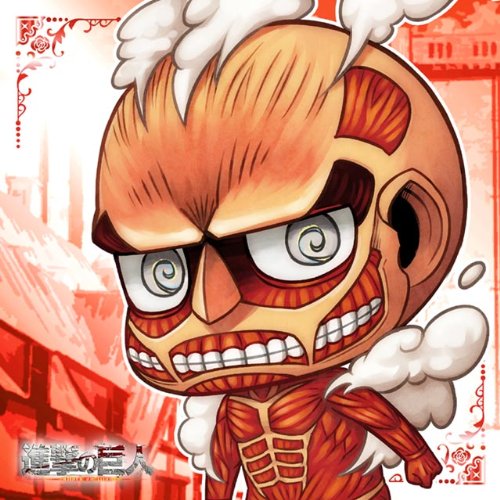 Amazon.co.jp: 進撃の巨人 もふもふミニタオル 超大型巨人 : ホビー