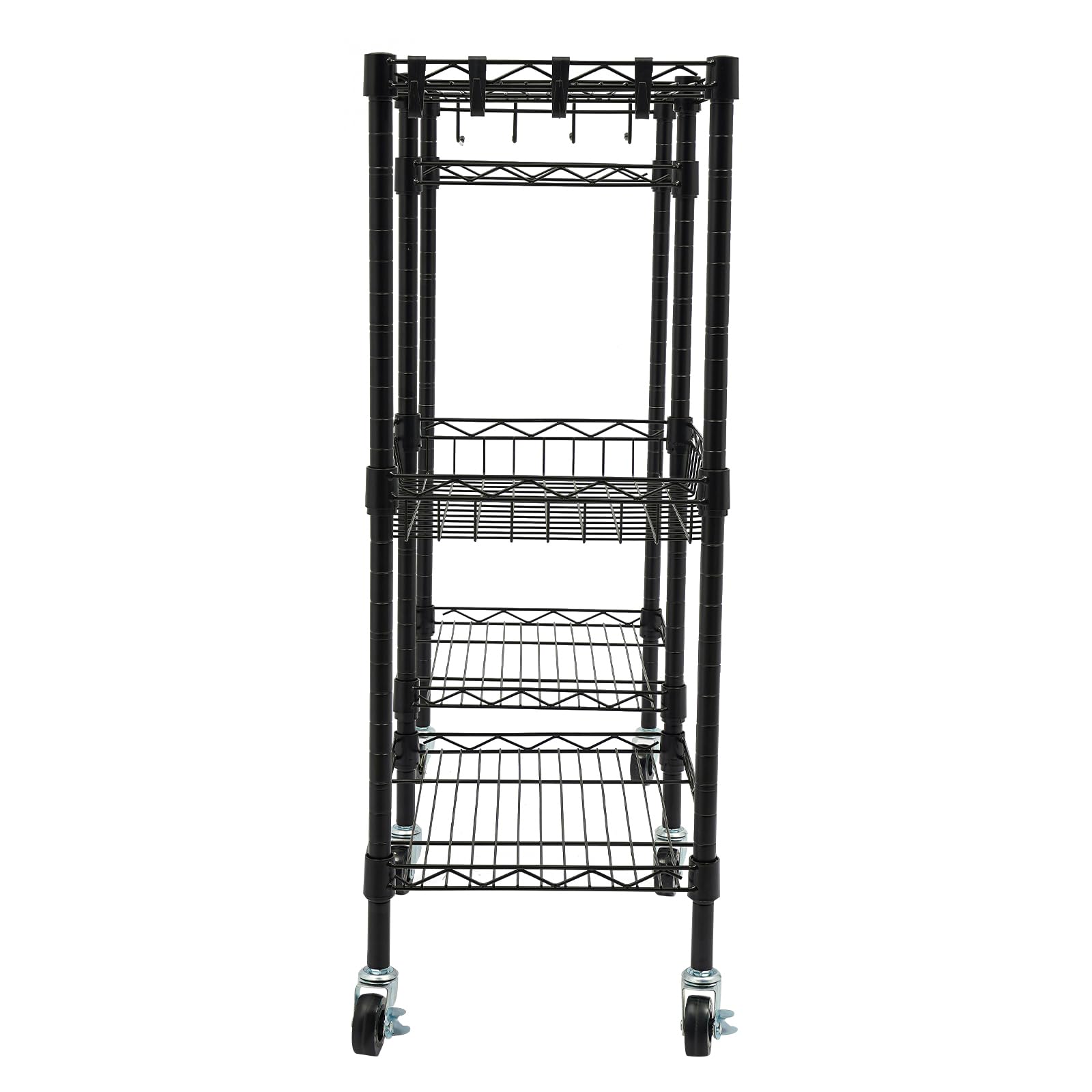 Stojak na hantle 91,5 x 30 x 82,5 cm, regał do przechowywania mat do jogi z kółkami, wolnostojący, wielofunkcyjny stojak na hantle, sprzęt treningowy, organizer do przechowywania, czarny