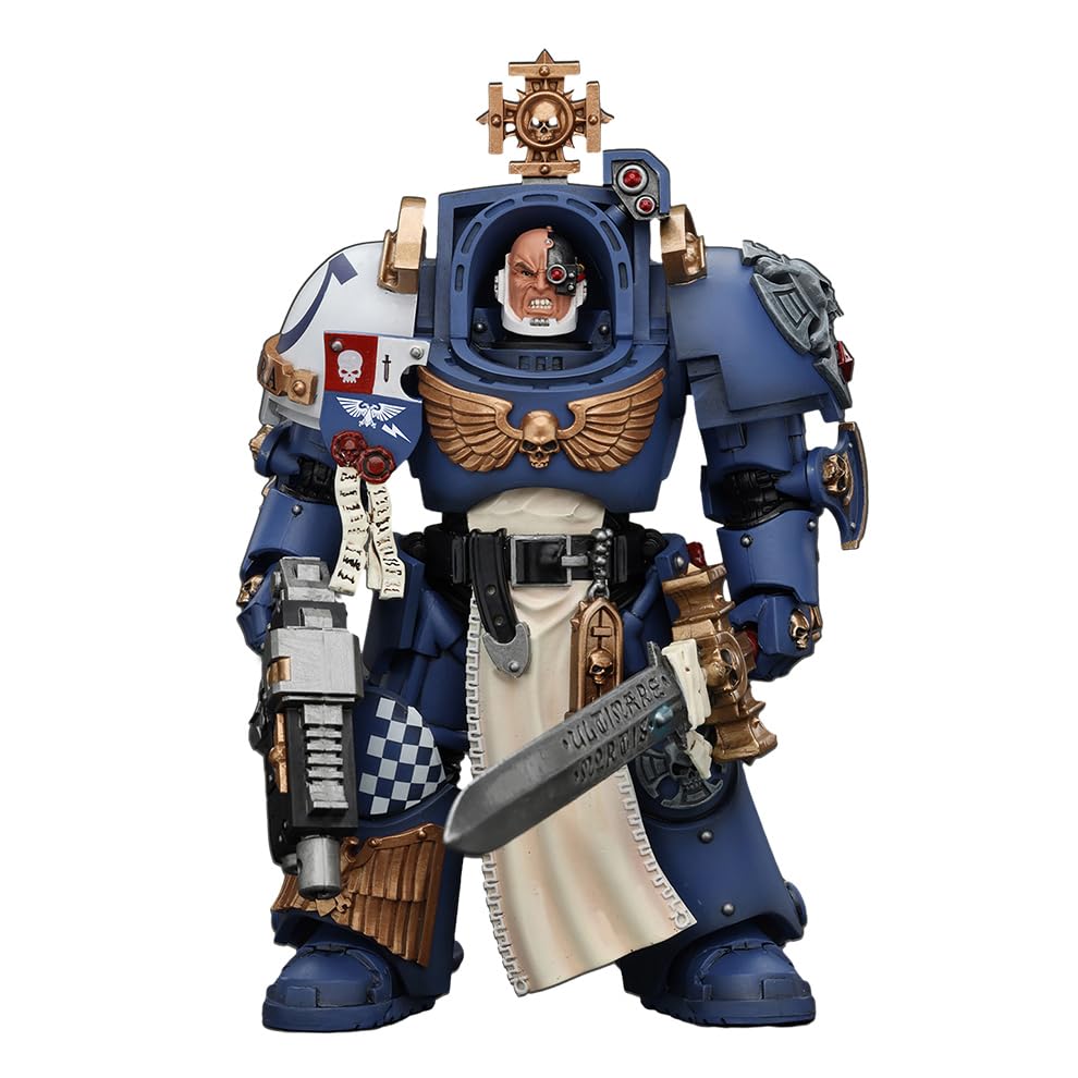 JOYTOY Warhammer 40K 1/18 Action Figure Ultramarines Captain In Terminator Armour Model Collection Gift 15Age+ 5.62in — image 1