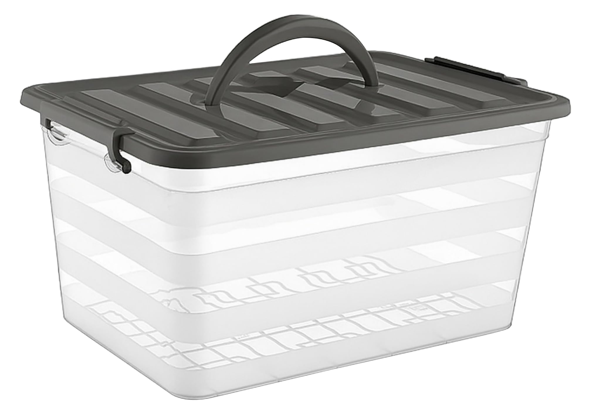 BH | 16L Plastic Storage Box with Lids and Handle | 16 Litre | 1 Pc | Clips | Stackable | Multi-Purpose for Home, Kitchen, Stationery, Tools, Crafts Household Essentials Versatile - by BEST HOUSE