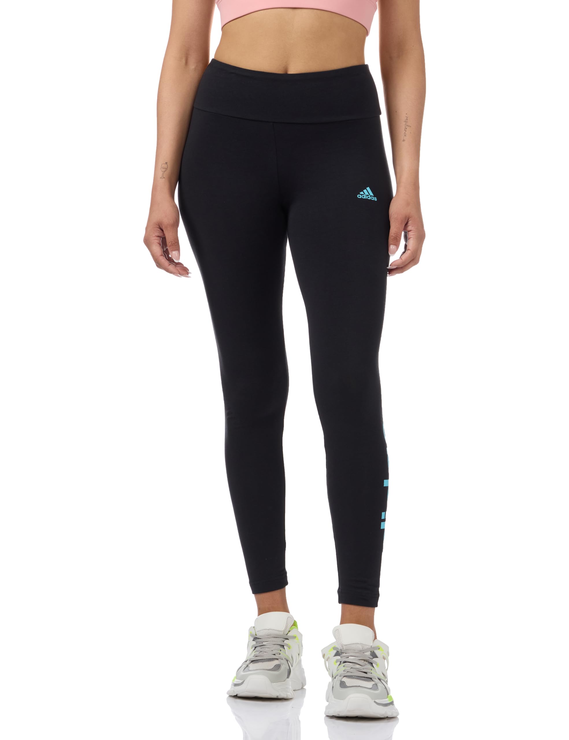 womens Essentials HighWaisted Logo Leggings Tights