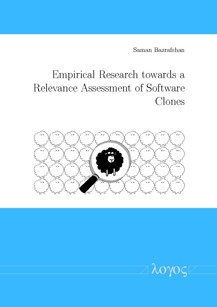 Buy Empirical Research Towards a Relevance Assessment of Software Clones — BookShops.in