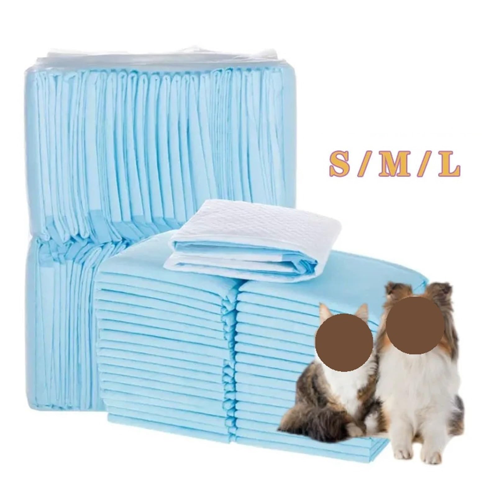 100/50/40/20 Stück saugfähige Haustier-Pads, Oberflächenmatten, saubere Kissen, Hundezubehör(20pcs 60x90cm)