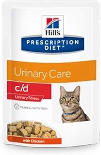 HILL S Prescription Diet c/d Urinary Stress Huhn, Nassfutter für Katzen, 12 Beutel à 85 g product image