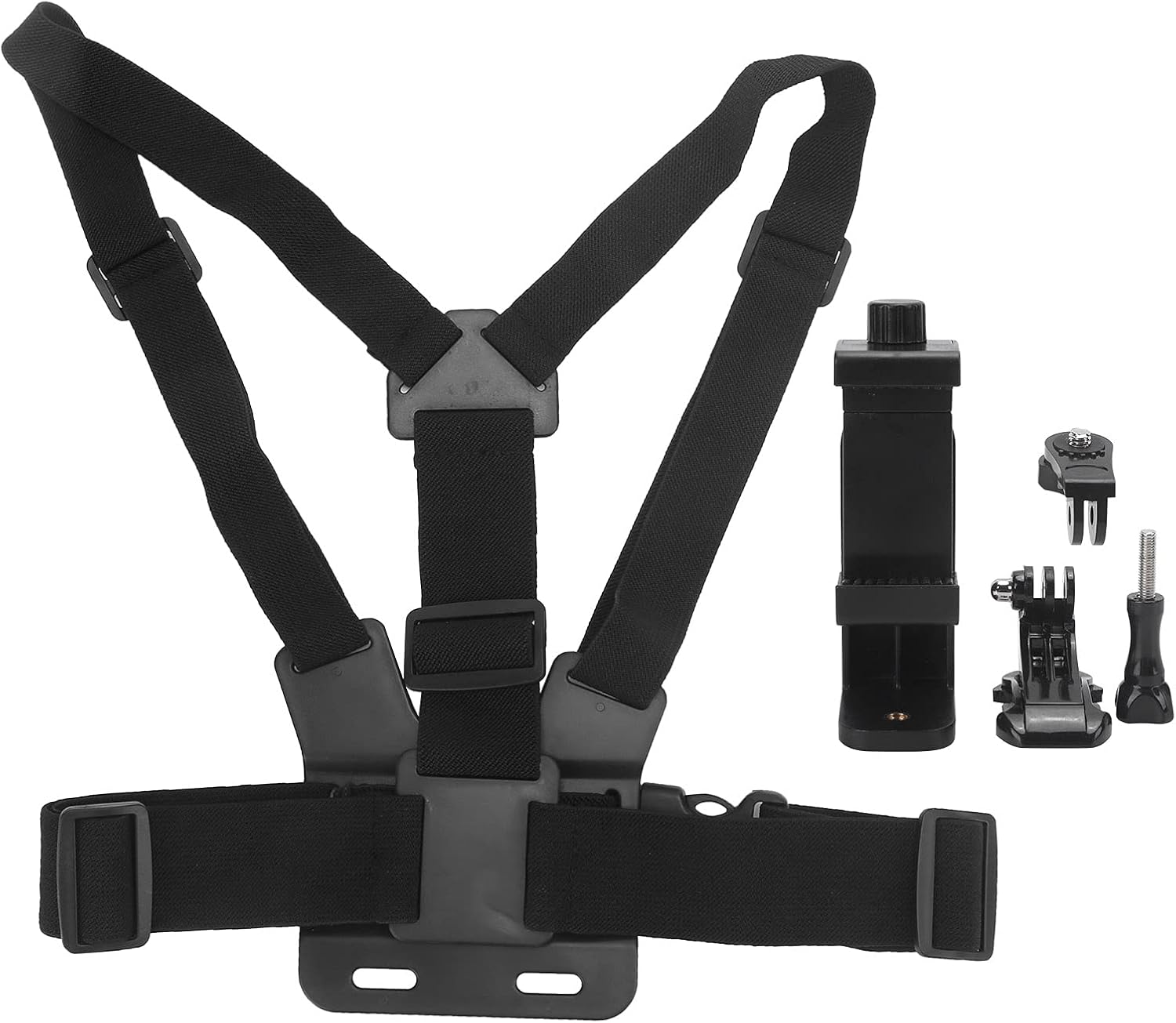 Goshyda Smartphone-Brusthalterung, Universal einstellbare Handy-Gurt Halterung, mit Brustgurt ...
