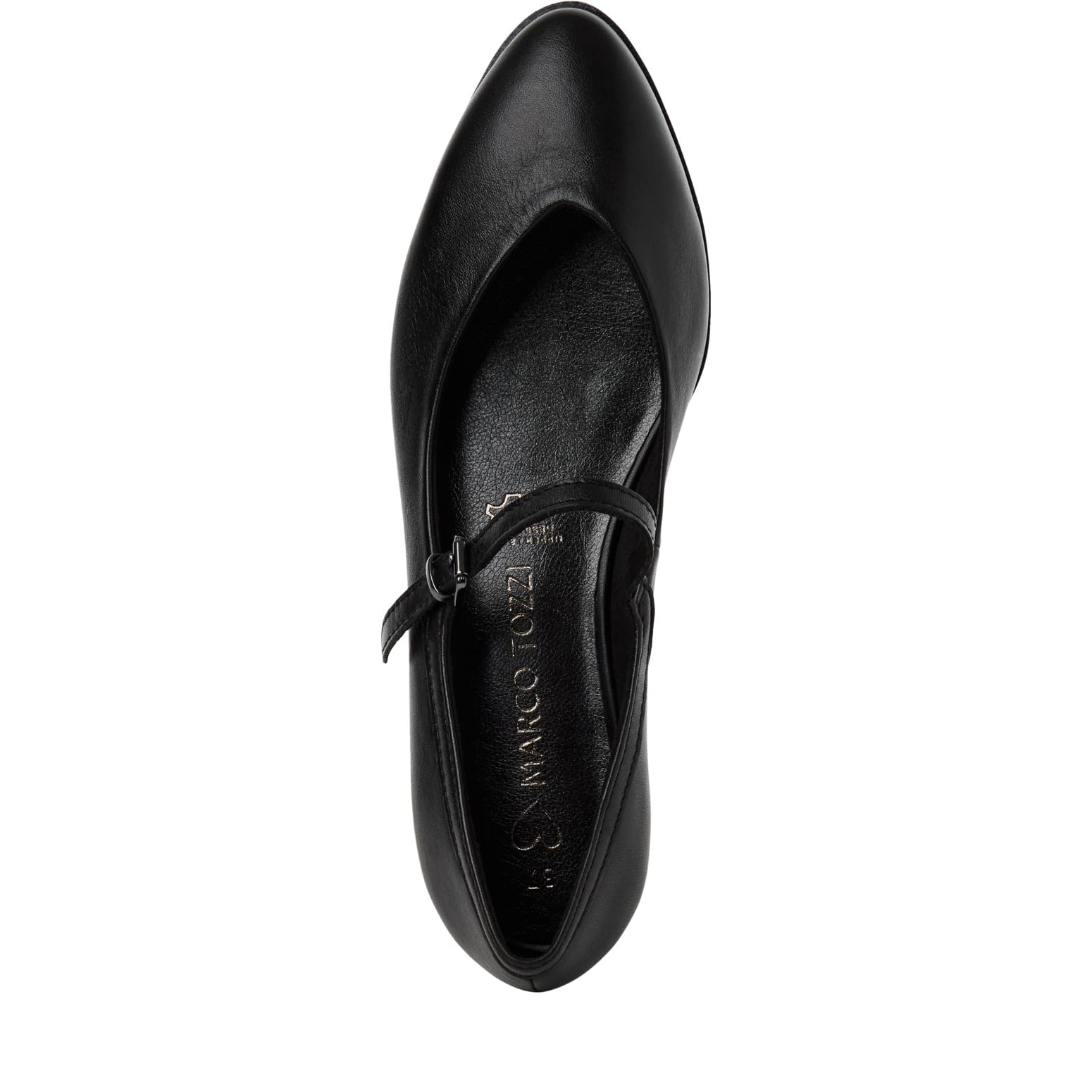 Marco Tozzi Damen Ballerinas aus Leder Spitz