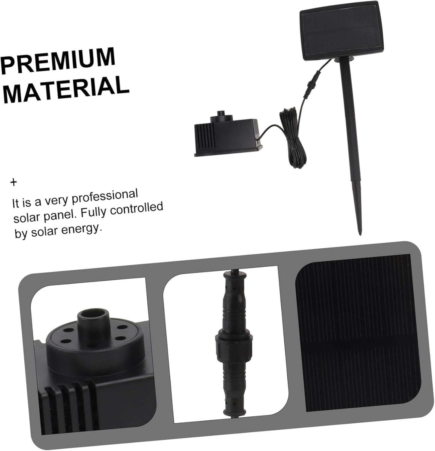 1set Practical Solar Fountain for Pool Landscape Solar Energy Fountain Pump Kit