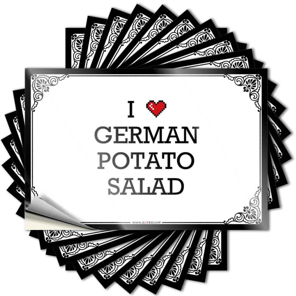 Core High Sticker - I Love German Potato Salad Removable Decal Cover Easy Peel for Adulting(6X9CM)