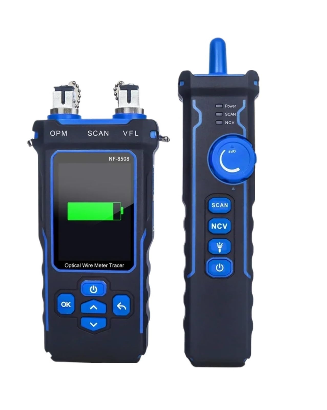 Tester per cavi di rete, NF-8508 Tester for cavi di rete Misuratore ottici Tracer LCD digitale ricaricabile Rilevatore linee Cavo PoE