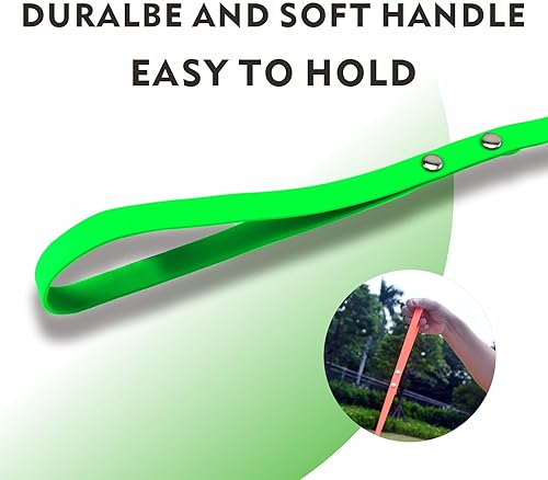 Miniatura 7 de Correa de entrenamiento para perros, correa larga impermeable para perro, material de TPU fácil de limpiar, 10153350 pies, ideal para entrenamiento