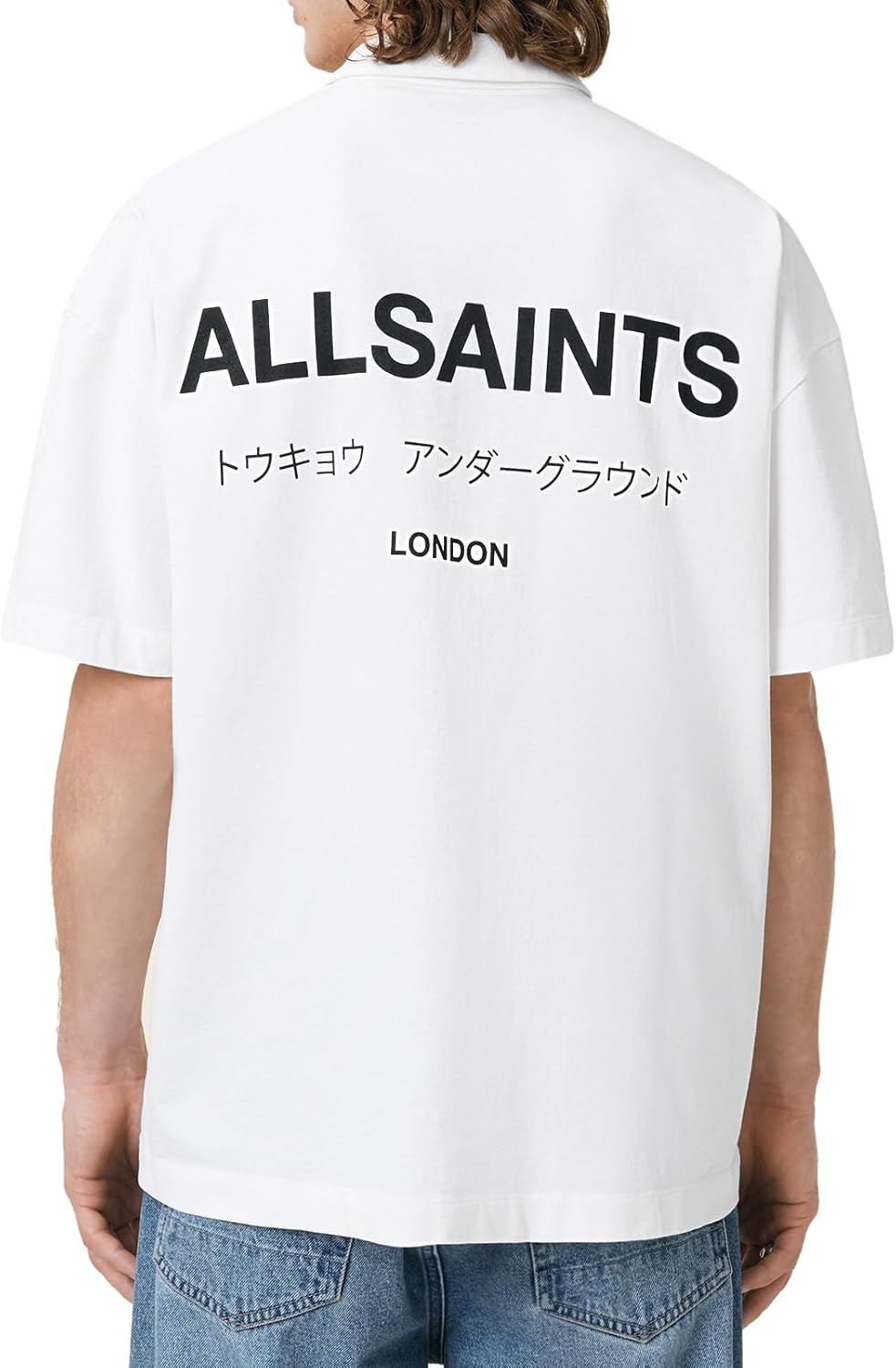 Allsaints Mens Underground Ss Polo - Image 6