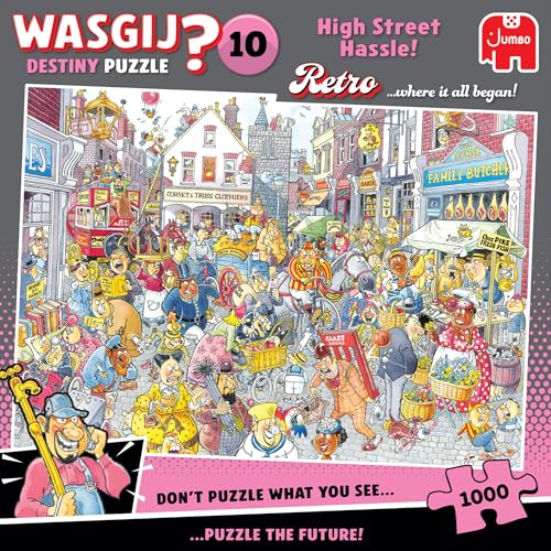 Wasgij Retro Destiny 10 High Street Hassle 1000 Piece Adult Jigsaw Puzzle
