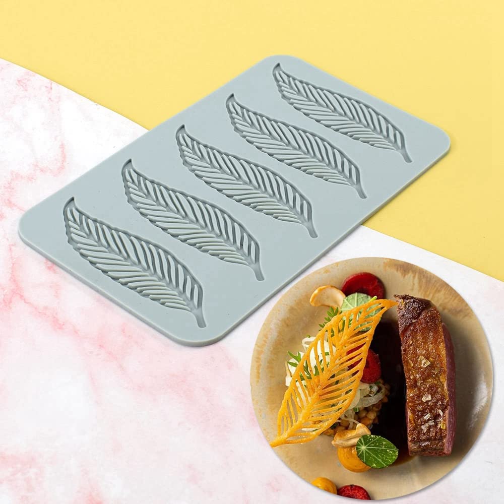 Stampo Silicone 3D Foglia - Per Decorare Torte, Cioccolato E Pasta Di