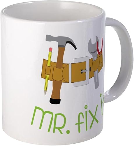 Miniatura 1 de CafePress Mr. Fix It - Taza de café de cerámica, taza de té, 11 onzas