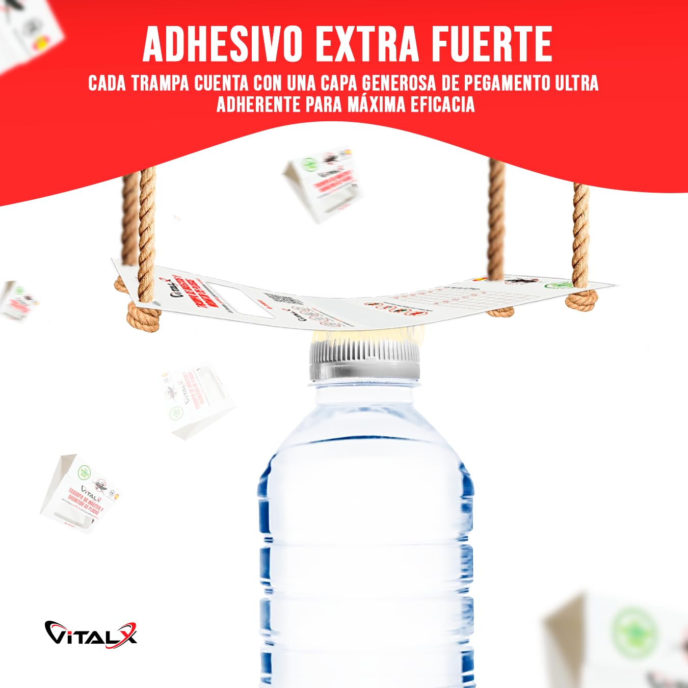 SÚPER Pack de 51 Piezas TRAMPAS CUCARACHAS + Olor a Cereza | Trampa ULTRADHESIVA | Anti Cucarachas | Lo Mejor para Eliminar Cucarachas | Trampa Insectos Profesional | Anti Insectos