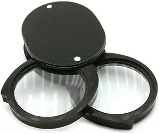 Folding Pocket Magnifier 5x 10x 1.5