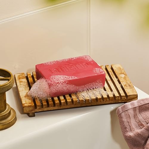 Miniatura 4 de The Body Shop Barra limpiadora facial y corporal de fresa, limpia y recarga la piel, vegana, 3.5 onzas