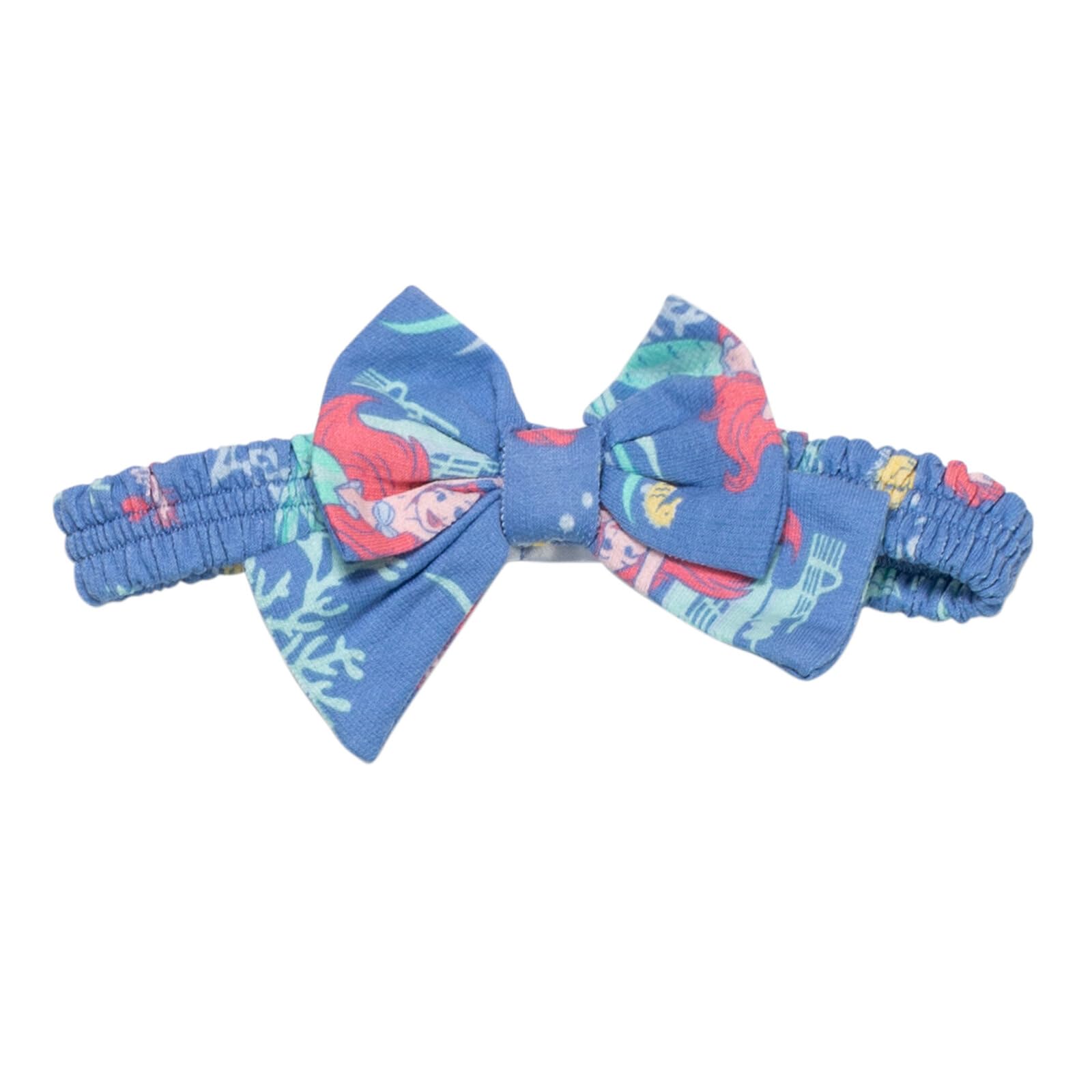 Disney Baby - Mädchen Princess Ariel Belle Tiana Baby Girls Bodysuit Bubble Shorts And Headband 3 Piece Outfit Set Newborn To Infant Koordiniertes Outfit