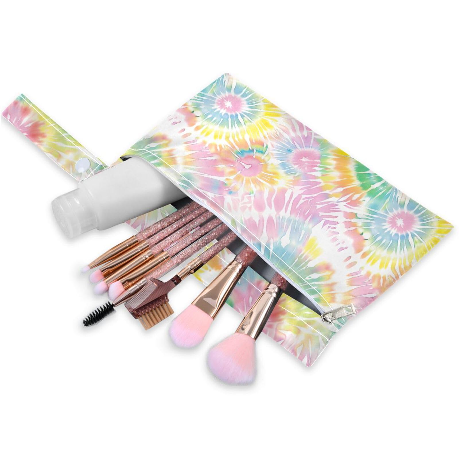 Coikll Wet Dry Bags for Cloth Diaper 2 Pack Waterproof Yoga Gym Bag for Swimsuit Wet Clothes Baby Items-?Colorful Tie Dyeing?