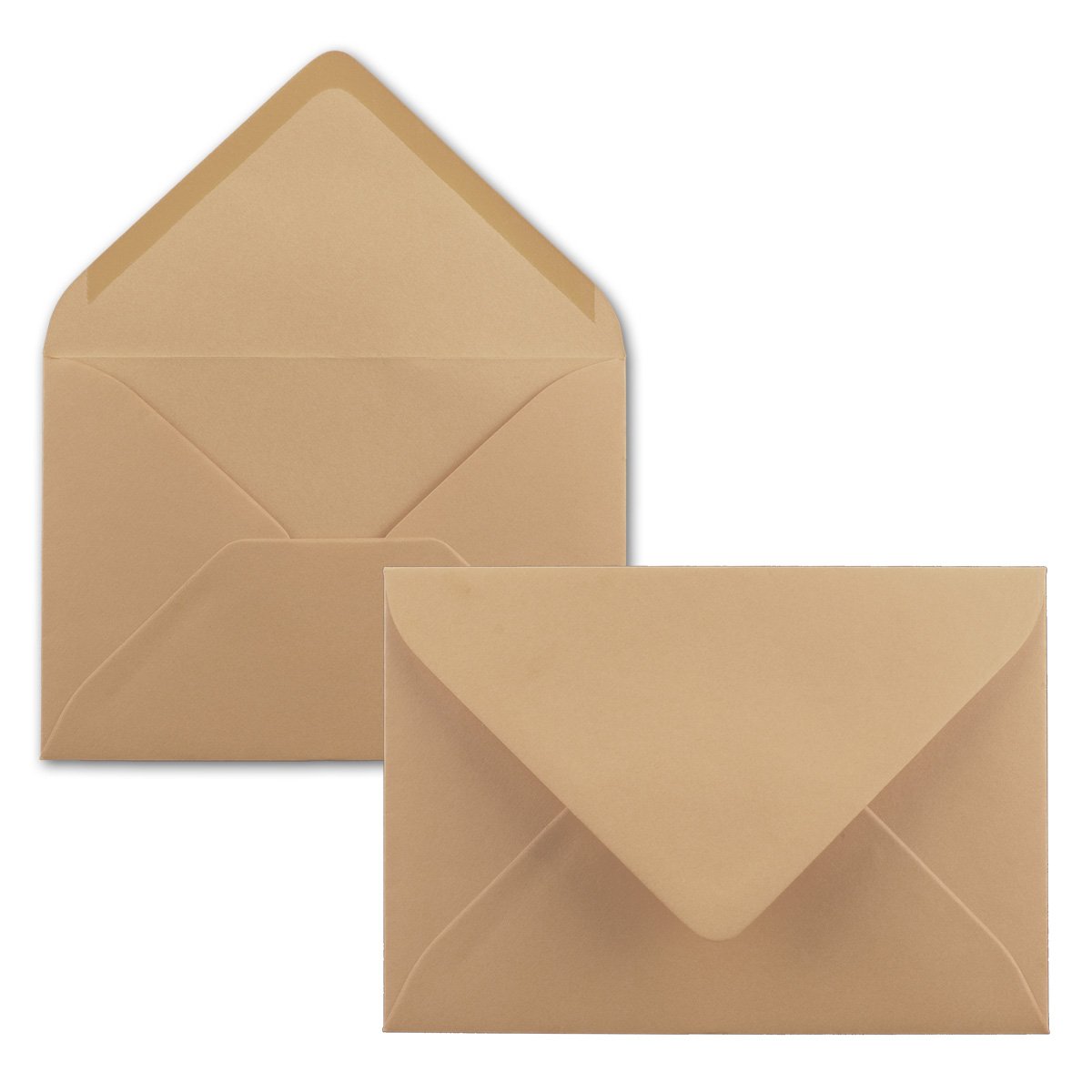 FarbenFroh Envelope with Pointed Flap, DIN C7, Wet Seal, Small Blank Envelopes, Mini Envelopes, Ideal for Christening Birth