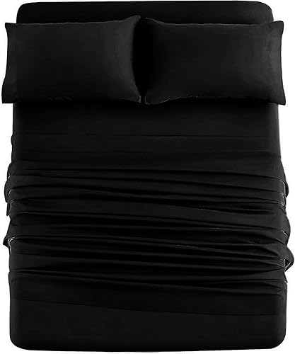 DAN RIVER Juego de sábanas de jersey individual XL, sábanas de lujo 100% algodón jaspeado, sábanas de camiseta, ropa de cama para todas las