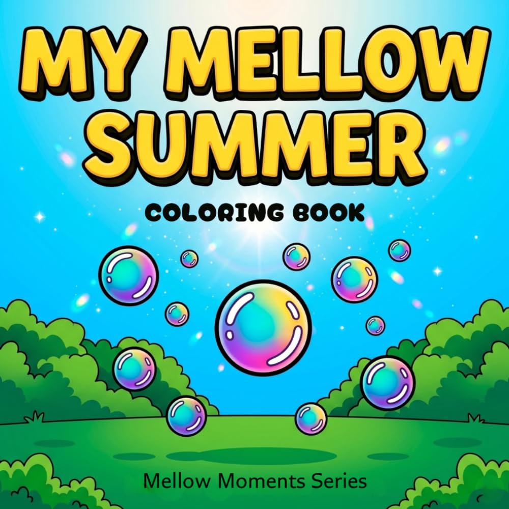 My Mellow Summer: A Calming Coloring Book Featuring Relaxing Summer Scenes, Easy Designs, and Mindful Moments (Mellow Moments Series)