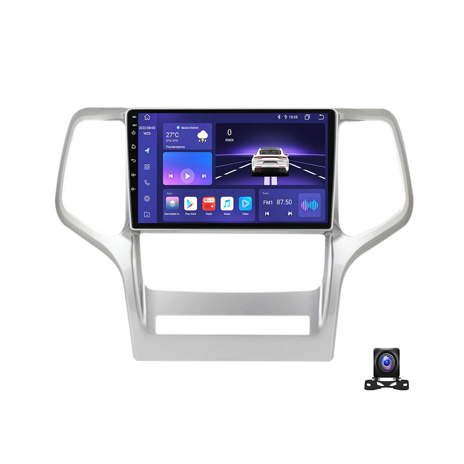 Autoradio Jeep Grand Cherokee avec Carplay sans fil pour connecter votre smartphone en voyage