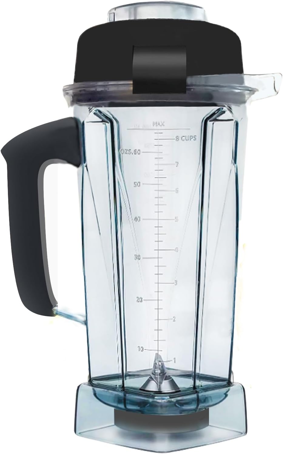 64OZ 5200 Blender Pitcher/Container/Cup, Fit for vitamix Classic C-Series Blender With Openable Lid,Clear Scale, Blade, Soft-Grip Handle, Pour Spout. Replace for vitamix 5200 6300 60865 Pitcher.