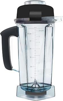 Blender Pitcher 64oz, Compatible with Vitamix 5200 5000 5300 6300 VM0101 VM0103 VM0197 Classic/Commercial Series, Blender Container Jar Cup,Updated Prevents Rust and Leaks,
