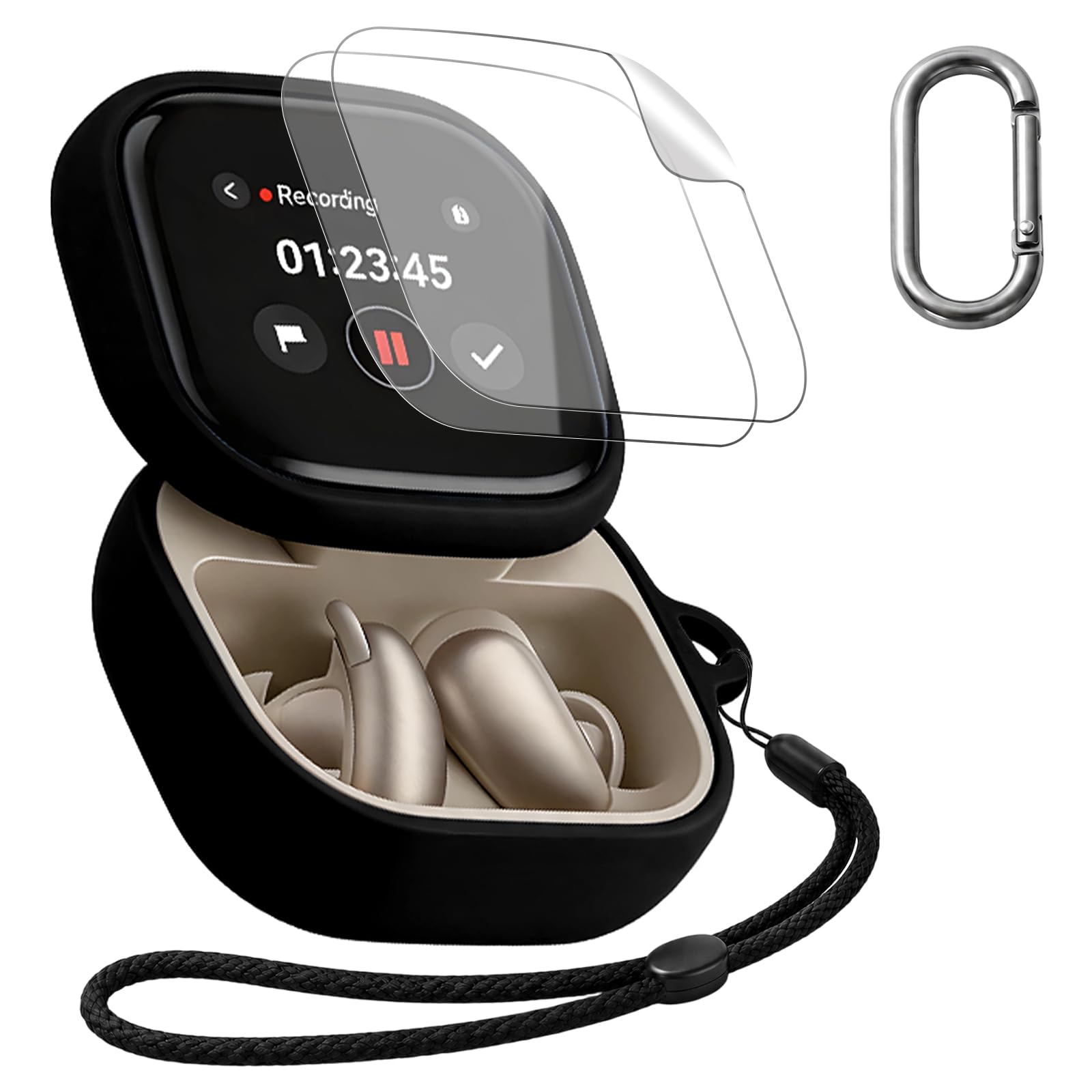 【カバー＆フィルム付】Anker Soundcore Liberty 5 Pro Amazon | For Anker Soundcore Liberty 5 Pro Max ケース +4枚フィルム