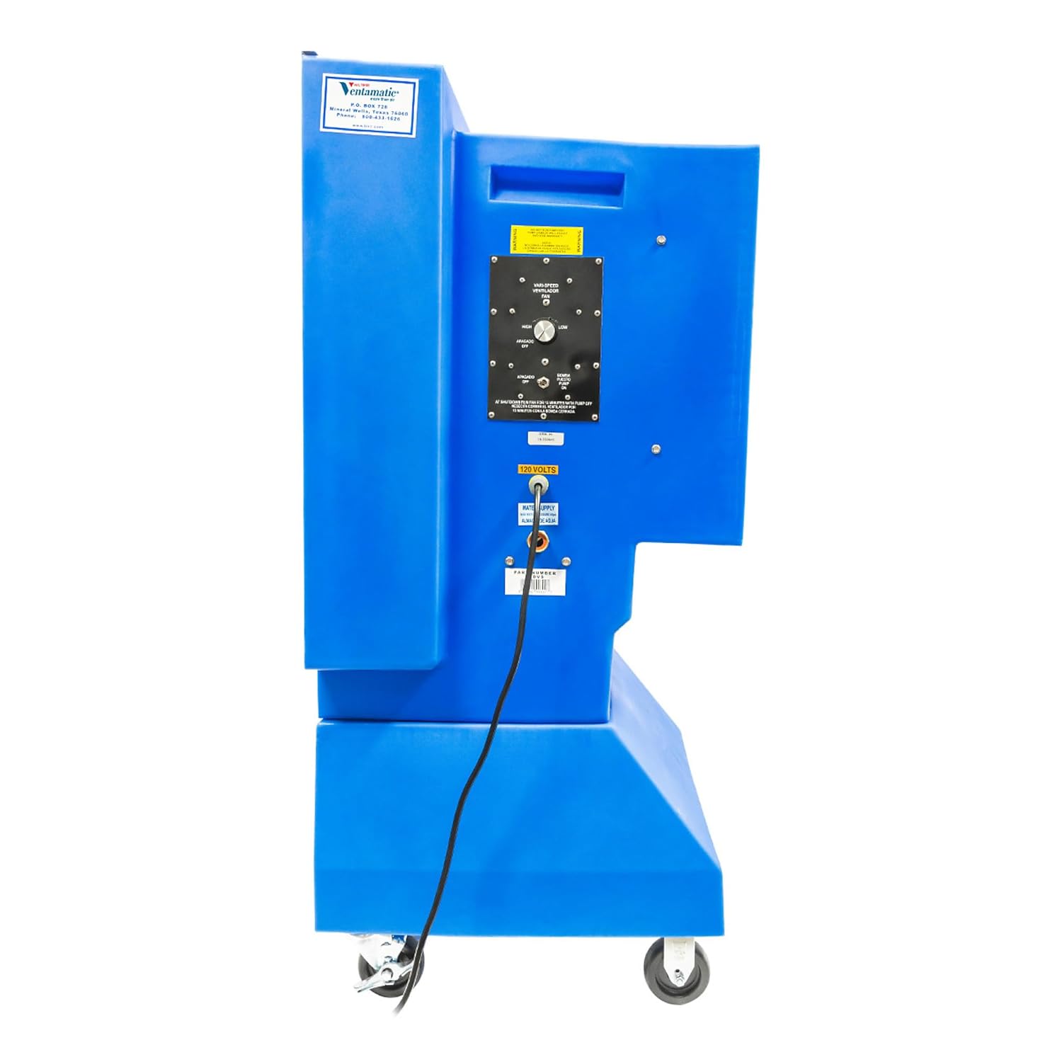 Maxxair EC18DVS Variable Speed Portable Evaporative Cooler, 110V