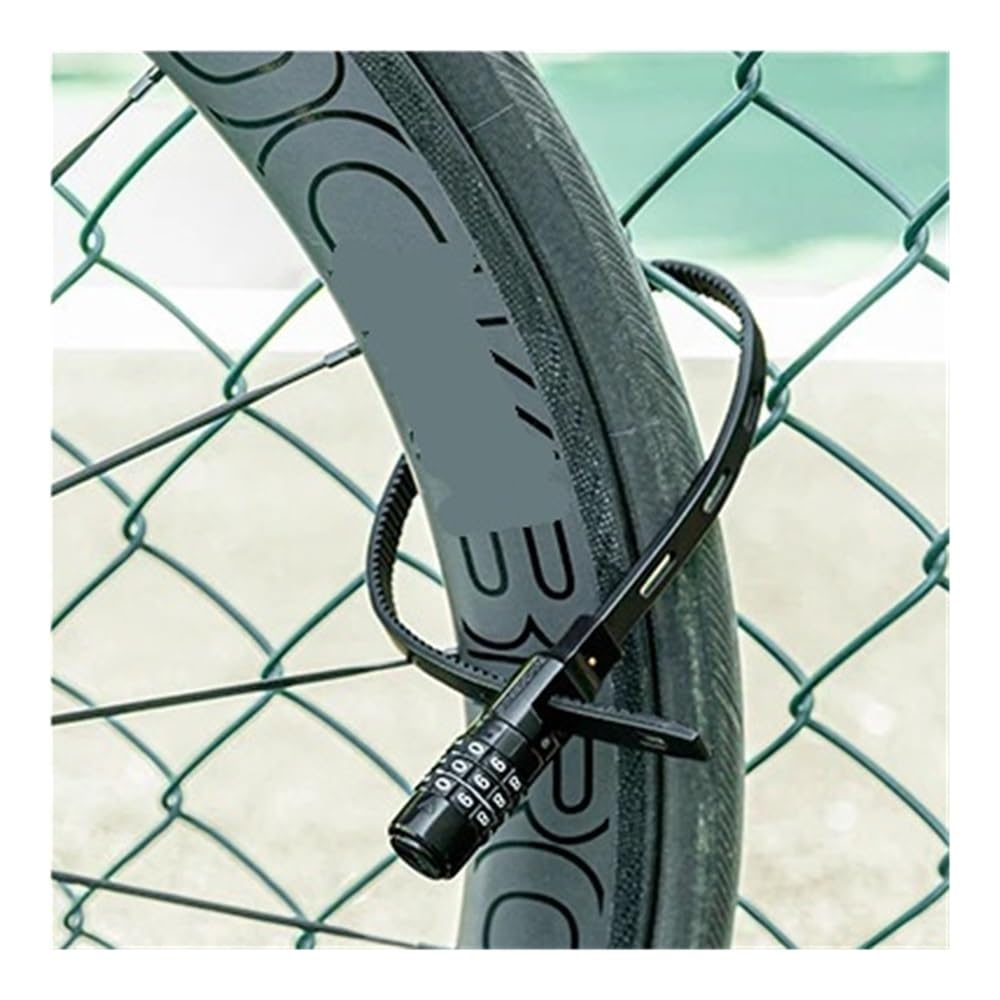 Candado Para Motocicleta Accesorios Para Bicicletas Candado Con Contraseña 3 Dígitos Cadena Acero Seguridad Portátil Para Ciclismo Candado Candado