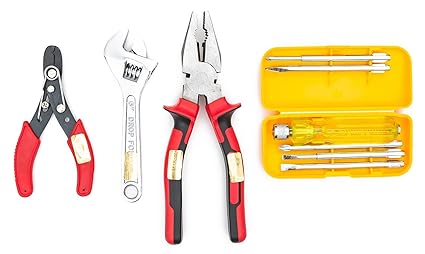 GLOBUS 1409 STEEL HAND TOOL SET/4 PCS (8