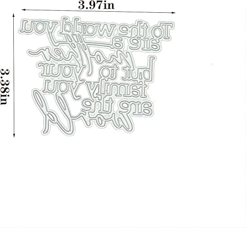 Miniatura 2 de Troqueles de metal para madre para hacer tarjetas, plantillas de corte para álbumes de recortes, álbum de fotos, plantilla decorativa de papel para