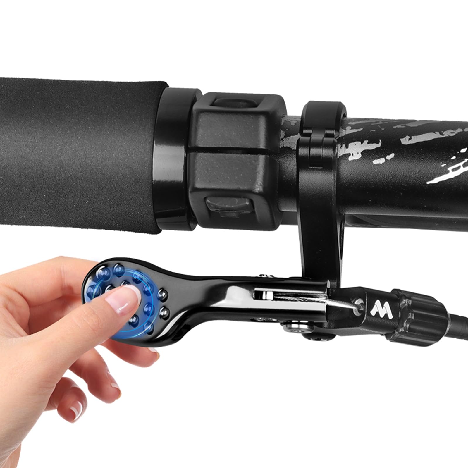 JFOYH Levier de Commande pour Tige de Selle télescopique – Kit de Commande pour Tige de Selle à Passage Interne ou Externe, Compatible Guidon 22,2 mm
