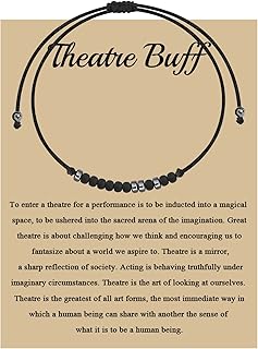 Theatre Morse Code Bracelet Theatre Nerd Gift Theatre Musical Lover Gift Drama Teacher Gift