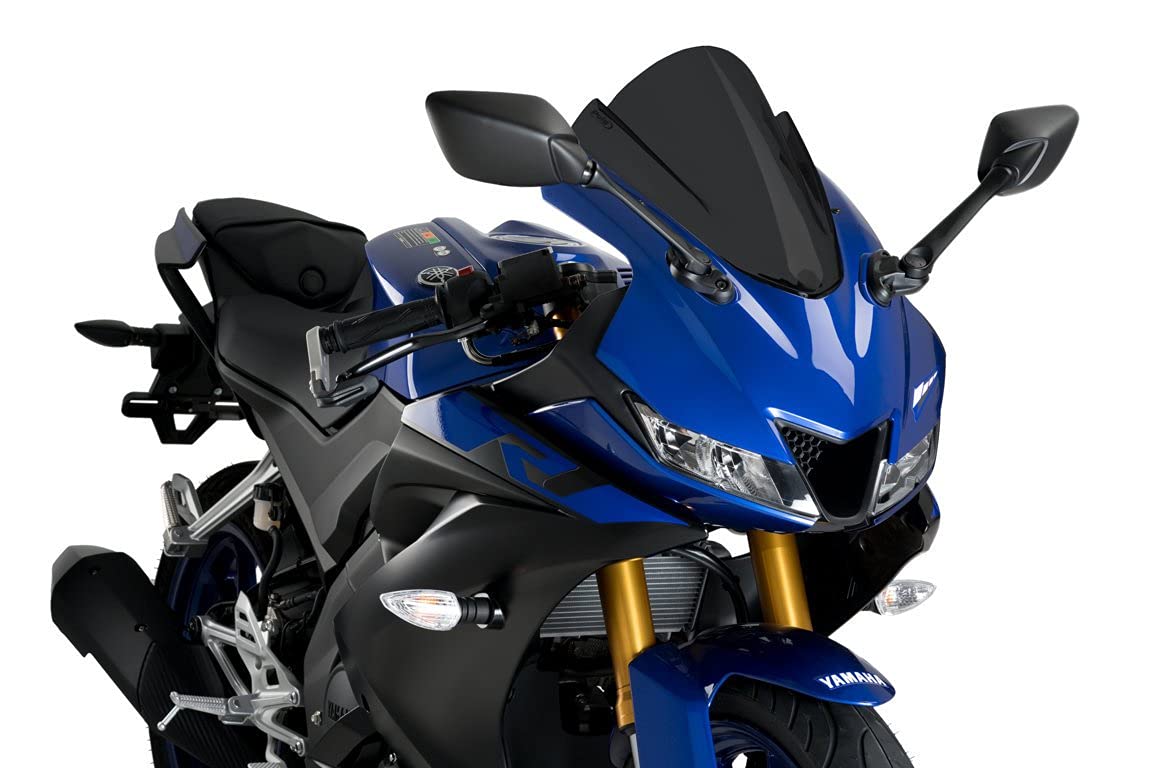 Puig Z-Racing Screen Smoke For Yamaha Yzf 125 R (19-23) Dark 8435529311795