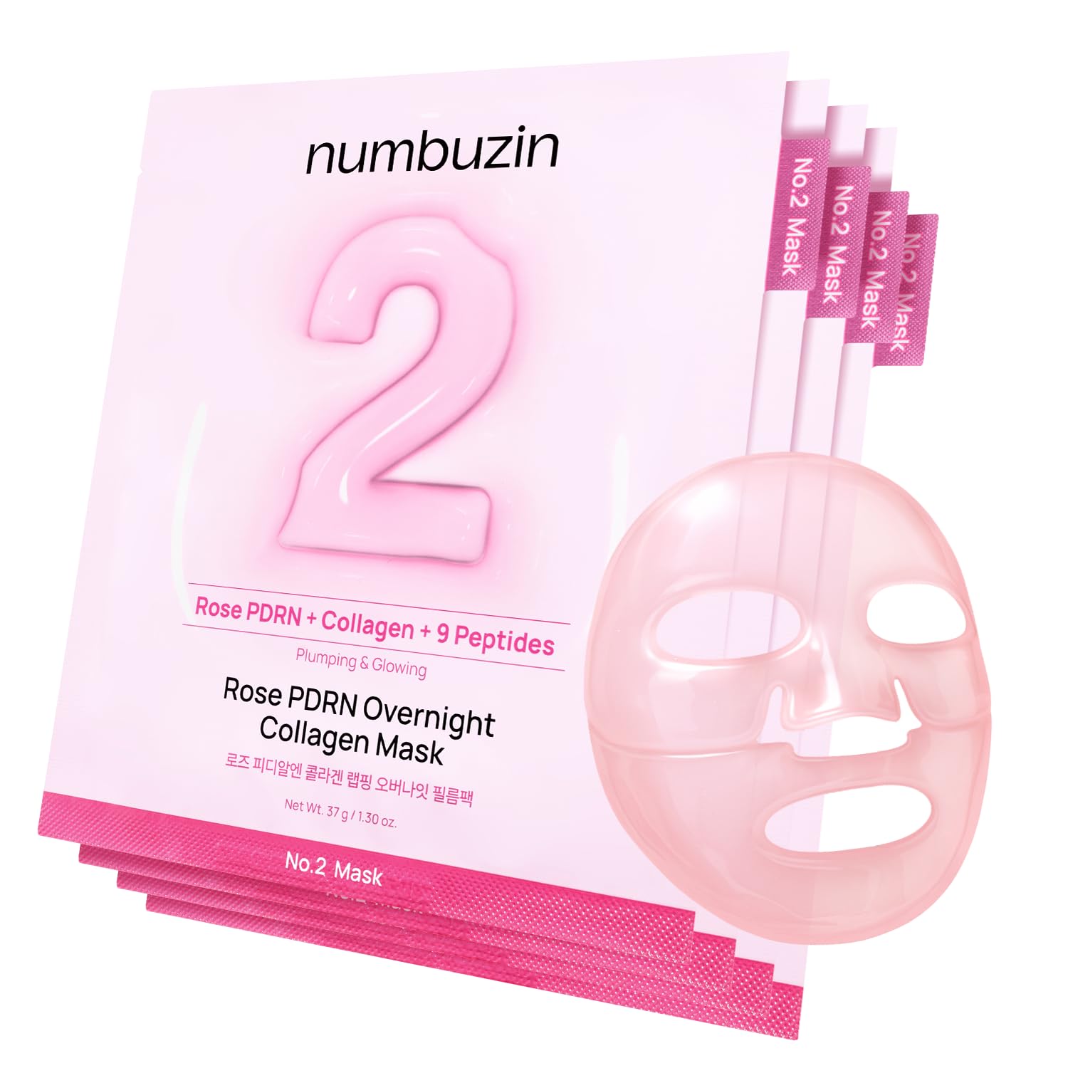 No.2 Rose PDRN Overnight Collagen Mask