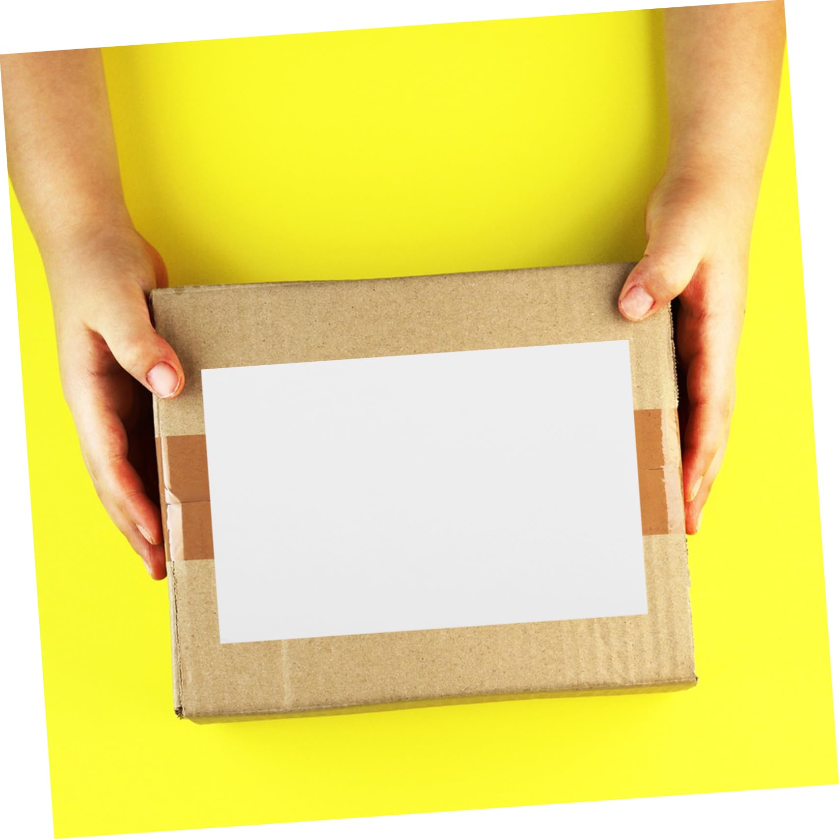 100feuilles Étiquettes Autocollantes pour Enveloppes Expédition Étiquettes Vierges à Imprimer Adresse pour Imprimante Feuilles Autocollants Mates