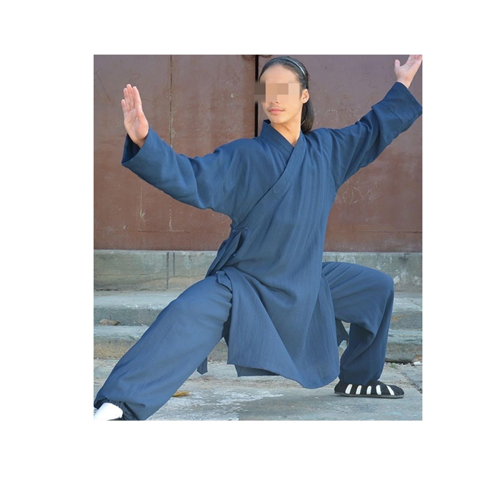 Chinesische Wudang Taoist Kung Fu Uniform Tai Chi Robe Shaolin Mönch Roben Kampfkunst Leinen Set für Männer