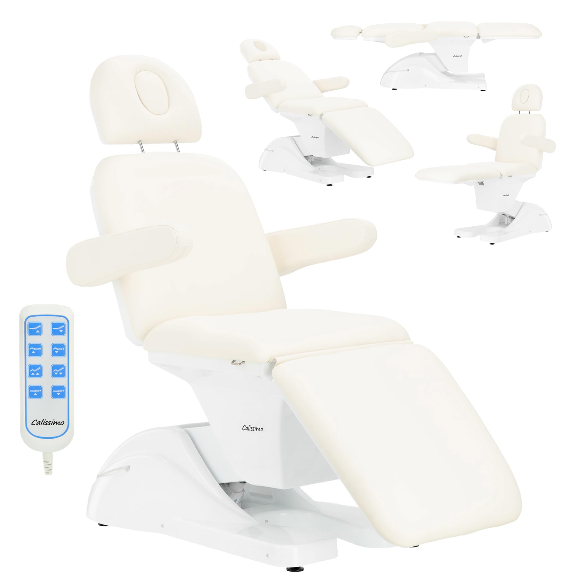 Fotel kosmetyczny elektryczny do salonu kosmetycznego pedicure 3 siłowniki