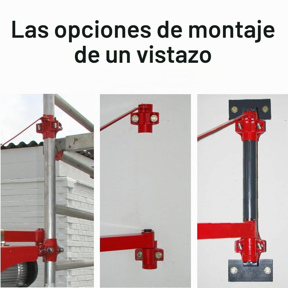 CROSSFER - Soporte de pared con brazo giratorio (1000 kg)