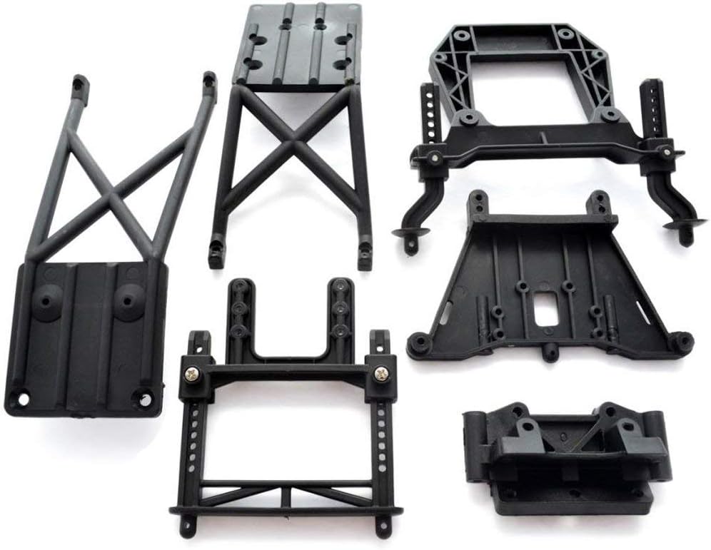 Traxxas 1/10 Slash 2WD Robby Gordon FRONT & REAR SKIDS, SHOCK TOWERS & POSTS by