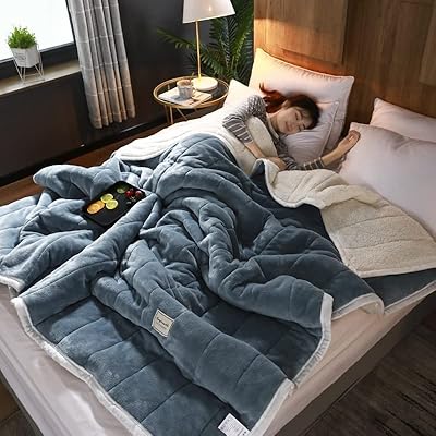 Luxurious Wool Fleece Blanket for Adults, Thick Kuwait Ubuy