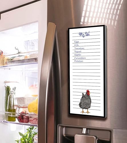 Miniatura 6 de WIRESTER Paquete de 3 blocs de notas para refrigerador (50 hojas por almohadilla) para lista de comestibles, lista de compras, lista de tareas,