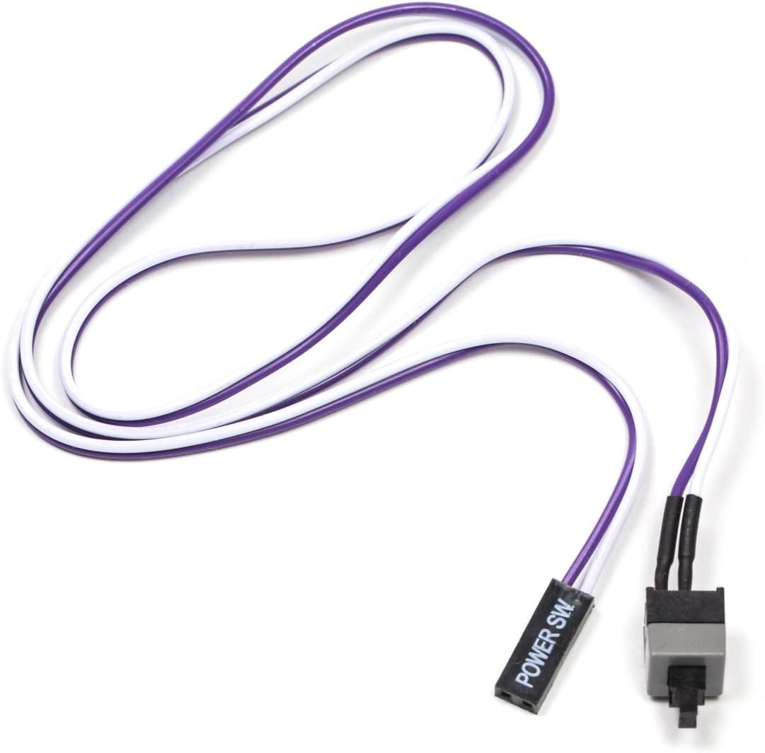ATX Power Switch - Push Button - Power Switch. Length 50cm.