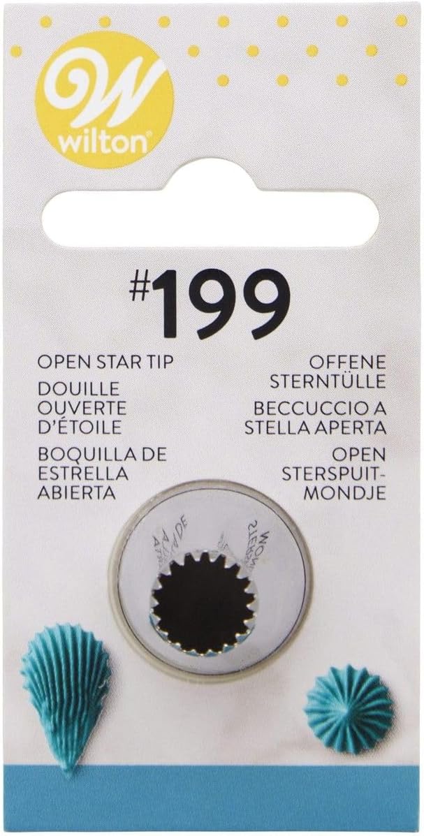 199 Carded Open Star Tip, Steel