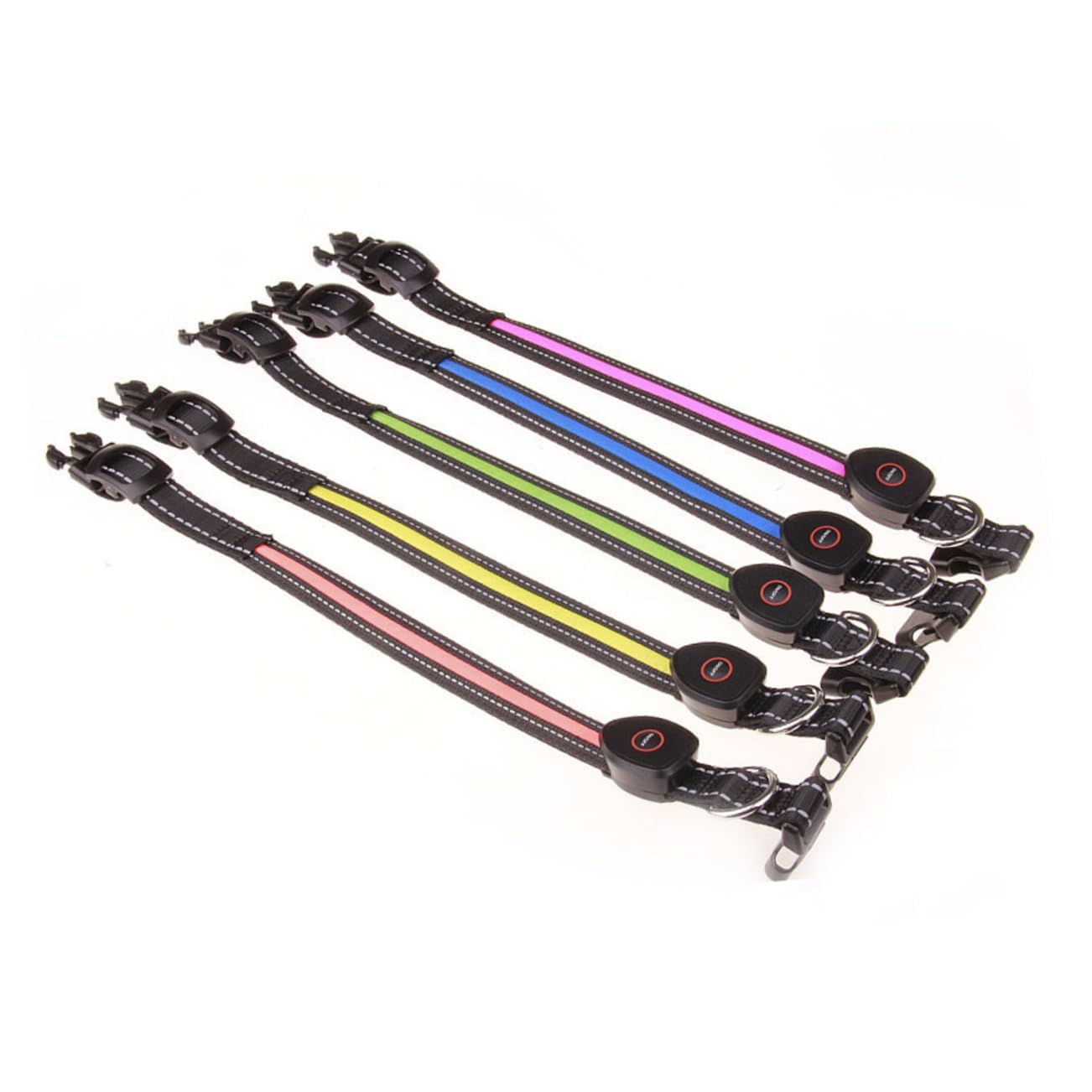 FRCOLOR 3 Pz Collare Lampeggiante Per Animali Domestici Collana a Led Per Animali Domestici Collare Per Cani Per i a Led Anello Della Catena Addebitabile