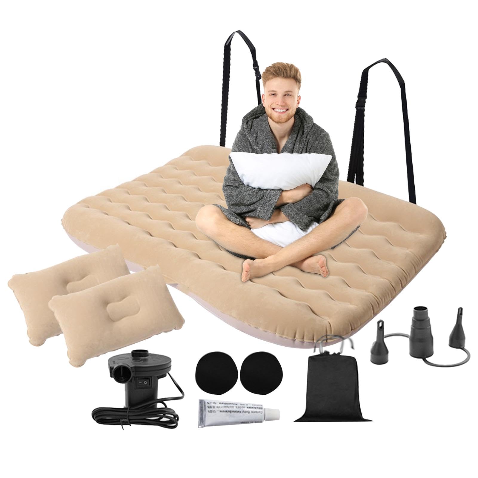 Matelas de voiture avec pompe pour éviter la fatigue durant les trajets de nuit